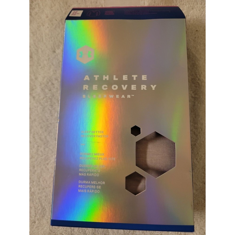 UNDER ARMOUR Athlete Recovery Heath L/S Henley Sleepwear Shirt Womens XS NWT $65